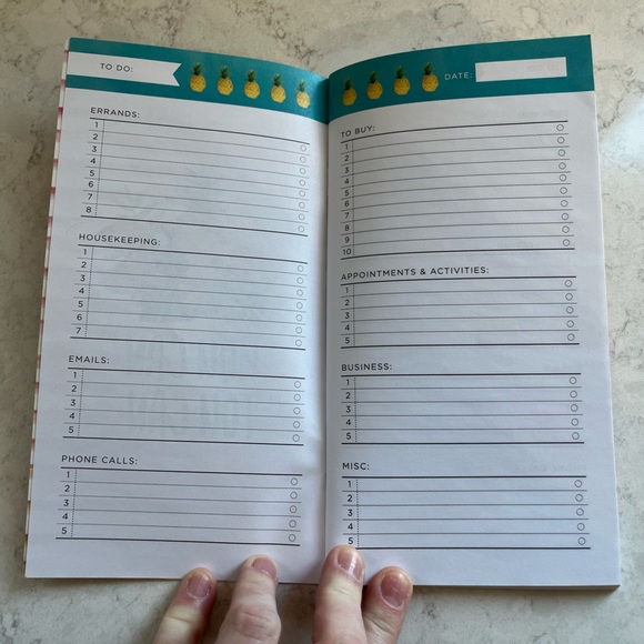 🎄3/$30 Pink Watermelon Planner - Picture 3 of 7